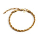 Rope Bracelet Gold (5mm)