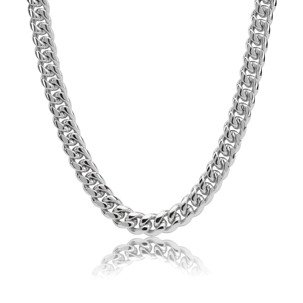 Cuban Link Chain Silver (12mm)