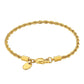 Rope Bracelet Gold (5mm)