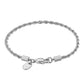 Rope Bracelet Silver (5mm)