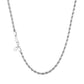 Rope Chain Silver (3mm)