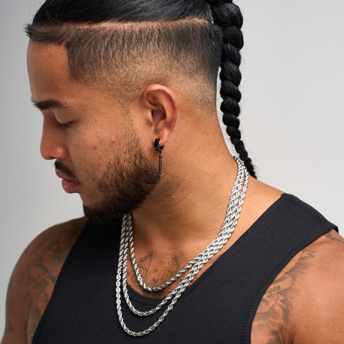 Back Rope Chain Silver Rope Chain Silver (5mm) – VAFARA