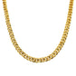 Semi Iced Cuban Link Chain Gold (8mm)